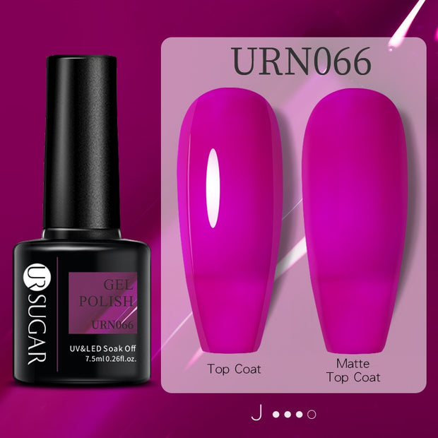 UR SUGAR Sparkling Gel Nail Polish Reflective Glitter Nail Gel Semi Permanent Nail Art Varnish For Manicures Need Base Top Coat 0 DailyAlertDeals URN066  