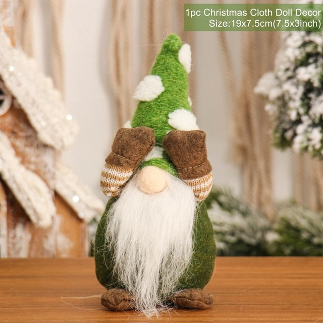 Christmas Doll Ornaments Merry Christmas Decorations For Home Table Decor Xmas Gift 2022 Navidad Happy New Year Decor 2023 Noel Christmas elf doll DailyAlertDeals Xmas doll 21 China 