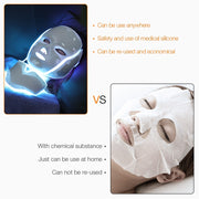 VIP Facial LED Mask with Neck LED Light Therapy Face Beauty Mask Skin Tightening Photon Rejuvenation Whitening Facial Massager 0 DailyAlertDeals   