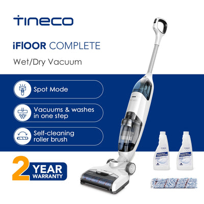 Tineco iFloor Complete Cordless Wireless Wet Dry Vacuum Cleaner Multi-Surface Smart Handheld Floor Washer Cordless Vacuums DailyAlertDeals iFloor Compete China US