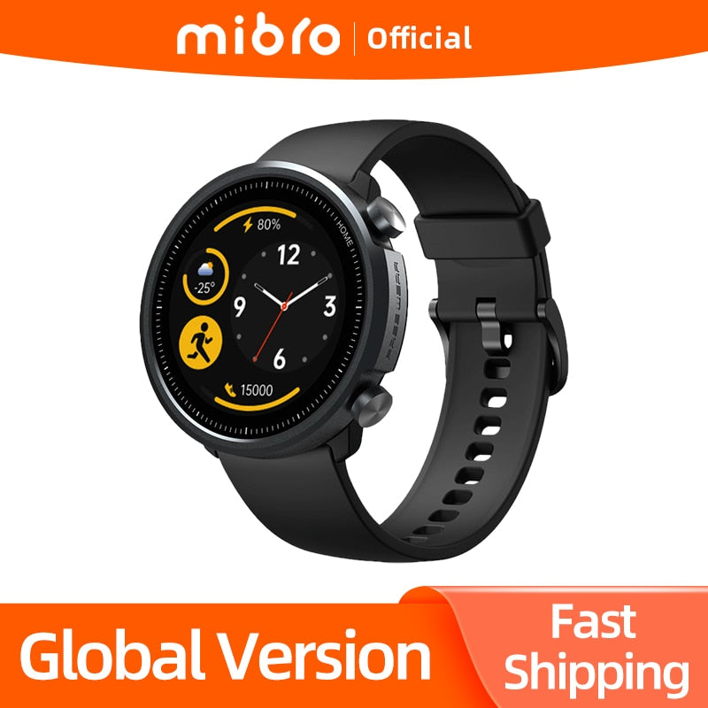 Mibro A1 Smartwatch Global Version Blood Oxygen Heart Rate Monitor 5ATM Waterproof Fashion Bluetooth Sport Men Women Smart Watch smart watch DailyAlertDeals   