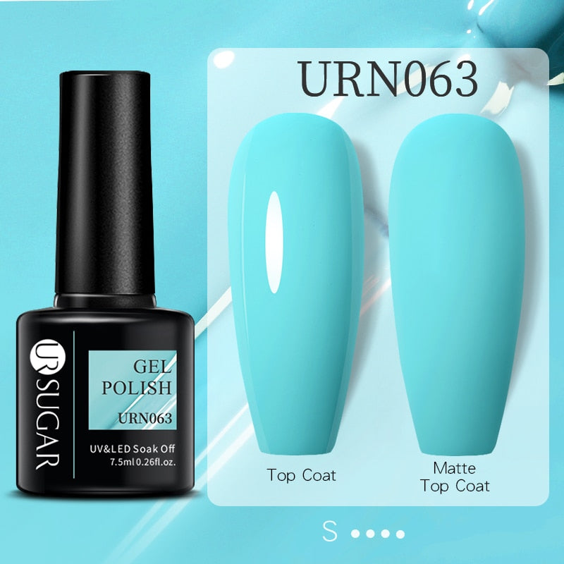 UR SUGAR Sparkling Gel Nail Polish Reflective Glitter Nail Gel Semi Permanent Nail Art Varnish For Manicures Need Base Top Coat 0 DailyAlertDeals URN063  