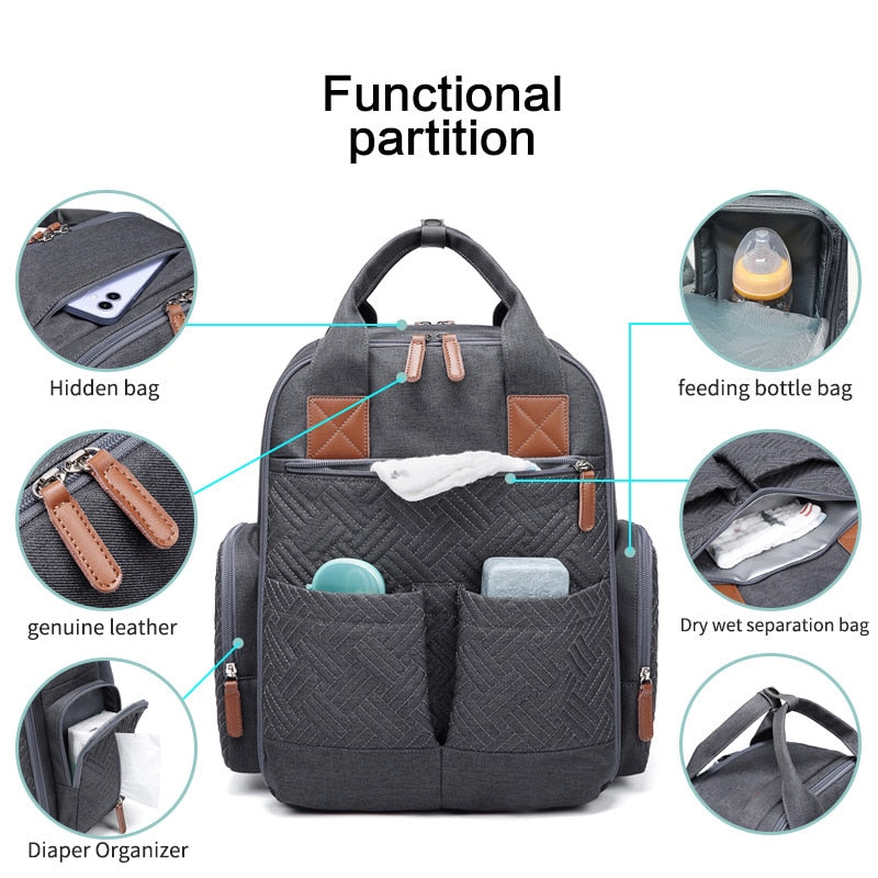Diaper Bag Backpack Stroller Baby Bags for Mom Nappy Bag Mommy Maternity Packages Maternity Packs Supplies for Pregnant Women Diaper Bag Backpack DailyAlertDeals   