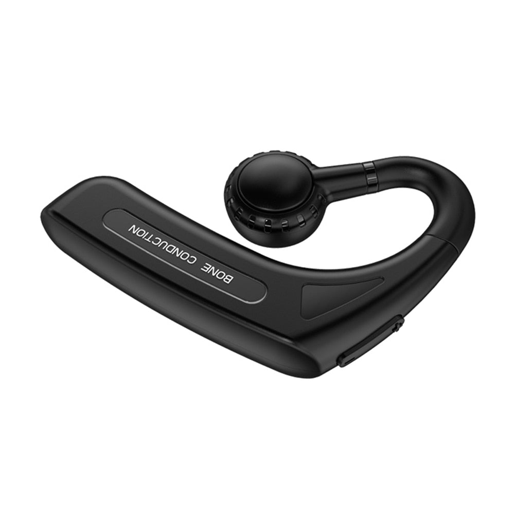 Bone Conduction TWS Headphones Wireless Bluetooth 5.1 Headset Noise Reduction Stereo Ear Clip Earbuds Waterproof Sport Earphone 0 DailyAlertDeals Black China 