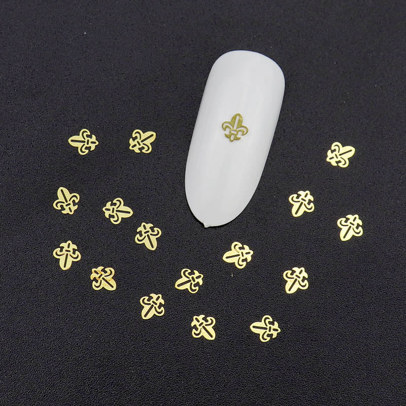 100Pcs/Lot Gold Metal Nail Decals Ultra-thin Flakes Nail Bling Rhinestone Cute 3D Nail Art Decorations Charm Nail Art Rivets 0 DailyAlertDeals 503  