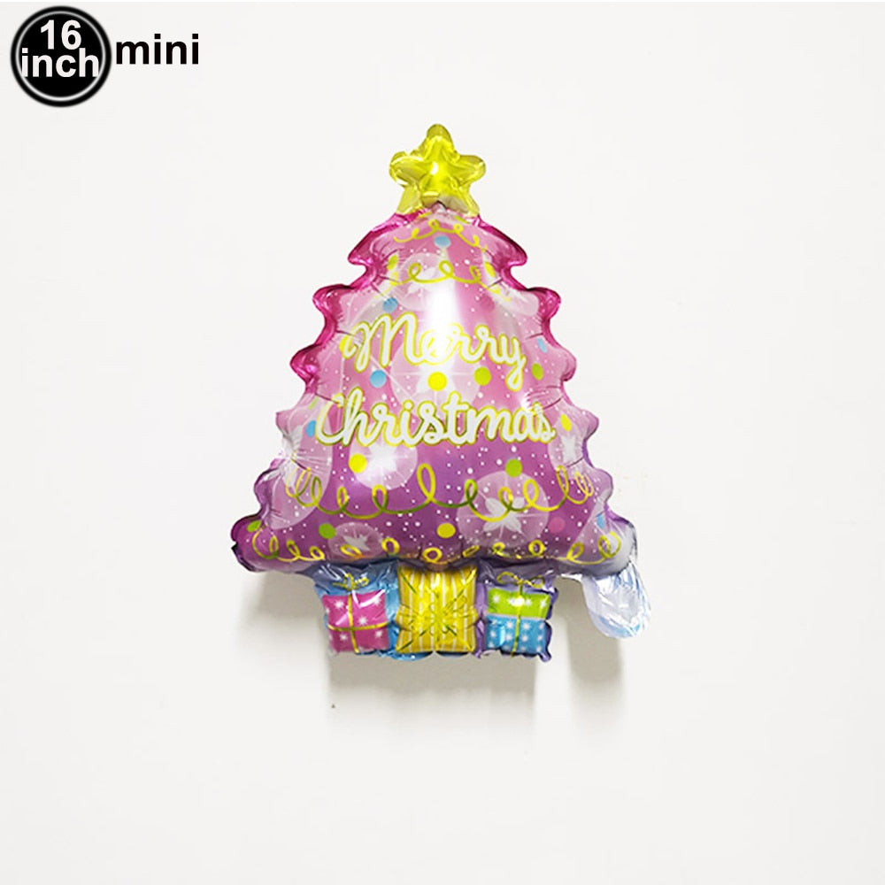 1pc Jumbo Gingerbread Man Foil Balloons Christmas Balloon Xmas Helium Foil Balloon Christmas Party Supplies New Year Decoration 0 DailyAlertDeals mini pink tree As pitures show 