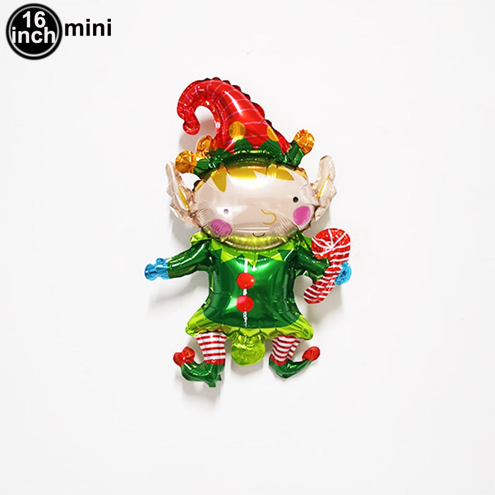 1pc Jumbo Gingerbread Man Foil Balloons Christmas Balloon Xmas Helium Foil Balloon Christmas Party Supplies New Year Decoration Balloons DailyAlertDeals