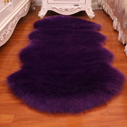 2023 New Plush Soft Sheepskin Bedroom Carpet Imitation Wool Pad Long Hair Bedside Mat Sofa Cushion Rugs Living Room Fur Carpet Carpets & Rugs DailyAlertDeals PD1003 60x100cm China