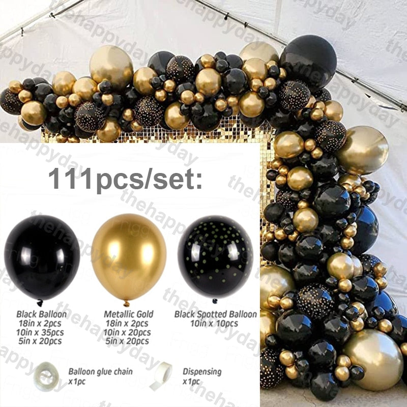Christmas Balloon Arch Green Gold Red Box Candy Balloons Garland Cone Explosion Star Foil Balloons Christmas Decoration Party 0 DailyAlertDeals 111pcs new year Other 