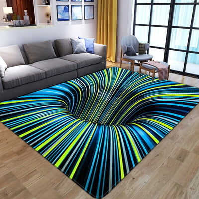 3D Vortex Illusion Carpet Entrance Door Floor Mat Abstract Geometric Optical Doormat Non-slip Floor Mat Living Room Decor Rug Carpets & Rugs DailyAlertDeals 1 50x80cm 20x31 inch 