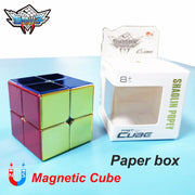 Cyclone Boys Plating 3x3x3 2x2 Magnetic Magic Cube 3x3 Professional Speed Puzzle 3×3 2×2 Children&#39;s Fidget Toy 3×3×3 Magnet Cubo 0 DailyAlertDeals Magnet 2x2 Carton  