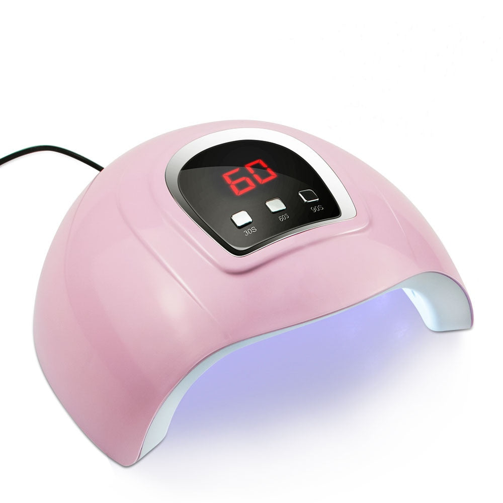 LED Nail Lamp for Gel Nail UV Lamp for Manicure Drying Gel Nail Polish With LCD Nail Dryer 3 Timing Nail Art Lamp Manicure Care Tool DailyAlertDeals   