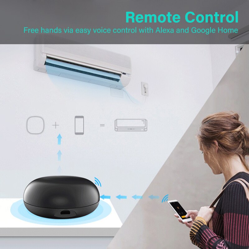 2022 Hot Sale Tuya WiFi IR Remote Control For Smart Home For TV Air Condition Works With Alexa Google Home 0 DailyAlertDeals   