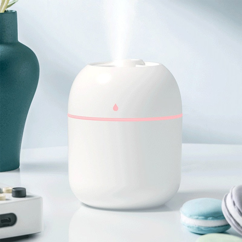 Portable Water Drop Humidifier USB Desktop Indoor Air Atomization Humidifier Household Mute Large Spray Humidifier Humidifiers DailyAlertDeals   