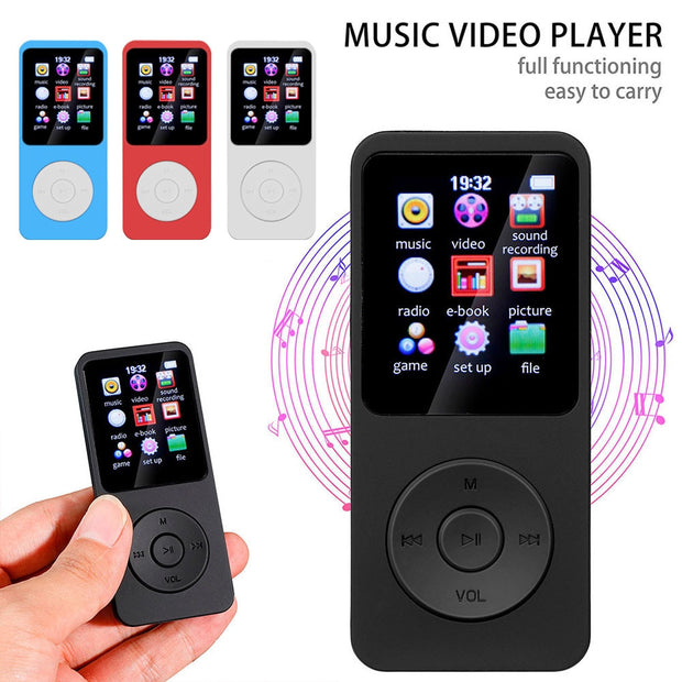 Mini Bluetooth E-book Sports MP3 MP4 FM Radio Student Music Players Portable 1.8 inch Color Screen Mp4 Player 0 DailyAlertDeals   