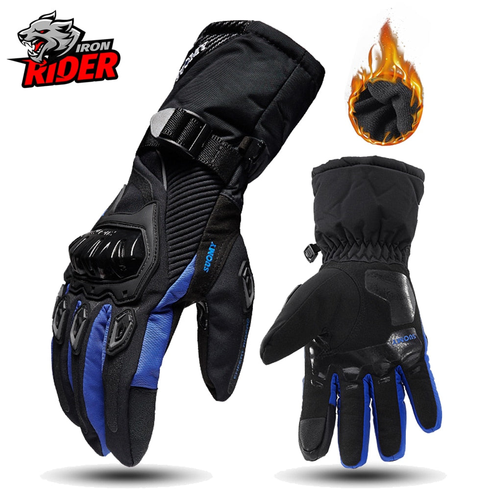 Motorcycle Gloves Windproof Waterproof Guantes Moto Men Motorbike Riding Gloves Touch Screen Moto Motocross Gloves Winter Motorbike Riding Gloves DailyAlertDeals   