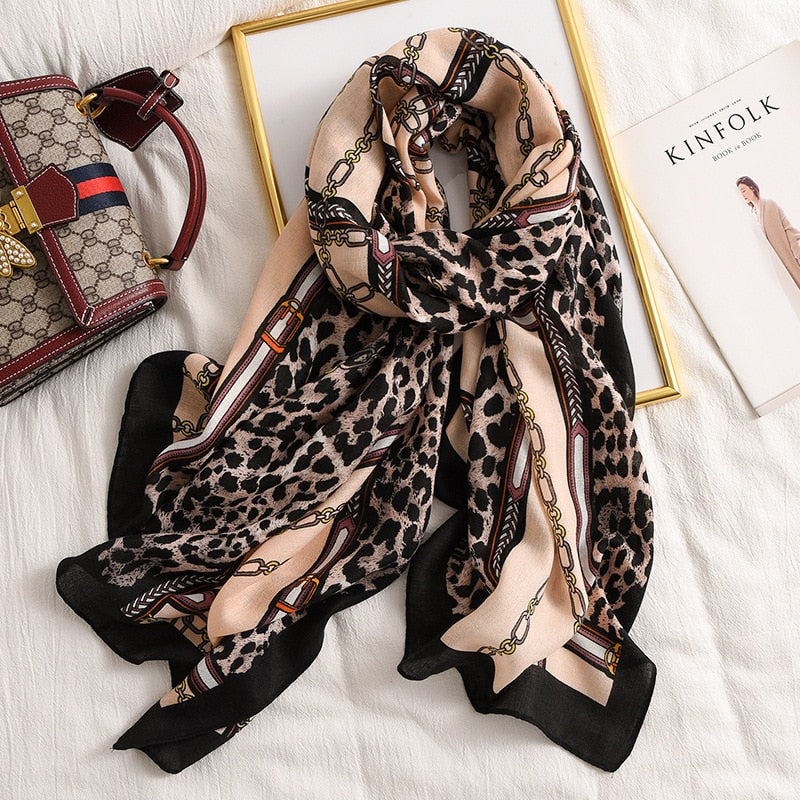 2022 New Design Brand Women Scarf Fashion Print Cotton Spring Winter Warm Scarves Hijabs Lady Pashmina Foulard Bandana Plaid 0 DailyAlertDeals m45-1 180x90cm 