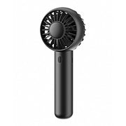 Mini Portable Fan Handheld USB Charging Fan Cooling Electric Fan 3 Speed Adjustment Powerful Dual Motor Outdoor Travel Mini Portable Fan DailyAlertDeals Black China 