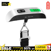 Portable Scale Digital LCD Display 110lb/50kg Electronic Luggage Hanging Suitcase Travel Weighs Baggage Bag Weight Balance Tool 0 DailyAlertDeals China  