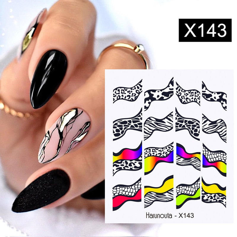 Harunouta Water Decals Ink Blooming Flower Leaves Transfer Nail Stickers Butterfly Love Heart Design Slider Watermark Decoration 0 DailyAlertDeals X143  