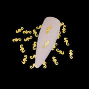 100Pcs/Lot Gold Metal Nail Decals Ultra-thin Flakes Nail Bling Rhinestone Cute 3D Nail Art Decorations Charm Nail Art Rivets 0 DailyAlertDeals 809  