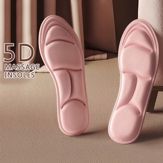 5D Massage Memory Foam Insoles For Shoes Sole Breathable Cushion Sport Running Insoles For Feet Orthopedic Insoles 0 DailyAlertDeals   