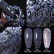 UR SUGAR Sparkling Gel Nail Polish Reflective Glitter Nail Gel Semi Permanent Nail Art Varnish For Manicures Need Base Top Coat 0 DailyAlertDeals Reflective 134  
