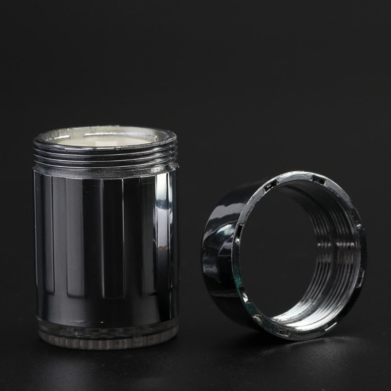 Zhang Ji LED Temperature Sensitive 3-Color Light-up Faucet Kitchen Bathroom Glow Water Saving Faucet Aerator Tap Nozzle Shower 0 DailyAlertDeals   