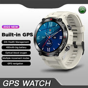 LIGE GPS New Smart Watch Men 480mAh Bracelet Sports Fitness Outdoors Watch IP68 Waterproof Smart Clock Call Reminder Smartwatch smart watch DailyAlertDeals Silicone Grey China GPS