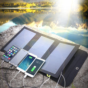 Portable Solar Charger Waterproof Solar Battery for Mobile Phone Outdoor Solar Panel 5V 21W Built-in 10000mAh Battery solar panel charger for phone DailyAlertDeals   