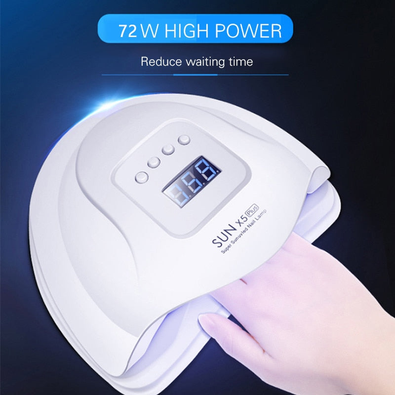 Nail Dryer LED Nail Lamp UV Lamp for Curing All Gel Nail Polish With Motion Sensing Manicure Pedicure Salon Tool Manicure Care Tool DailyAlertDeals   