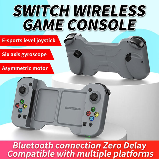 Bluetooth Game Controller 6-axis Gyroscope Cellphone Gamepad Dual Vibration Motor for NS Switch for PS4 for PUBG Mobile Game 0 DailyAlertDeals   