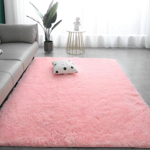Plush living room Carpets Plush Rugs for bedroom Floor Soft Coozy Fluffy Carpets Carpets & Rugs DailyAlertDeals Pink 1400mm x 2000mm 