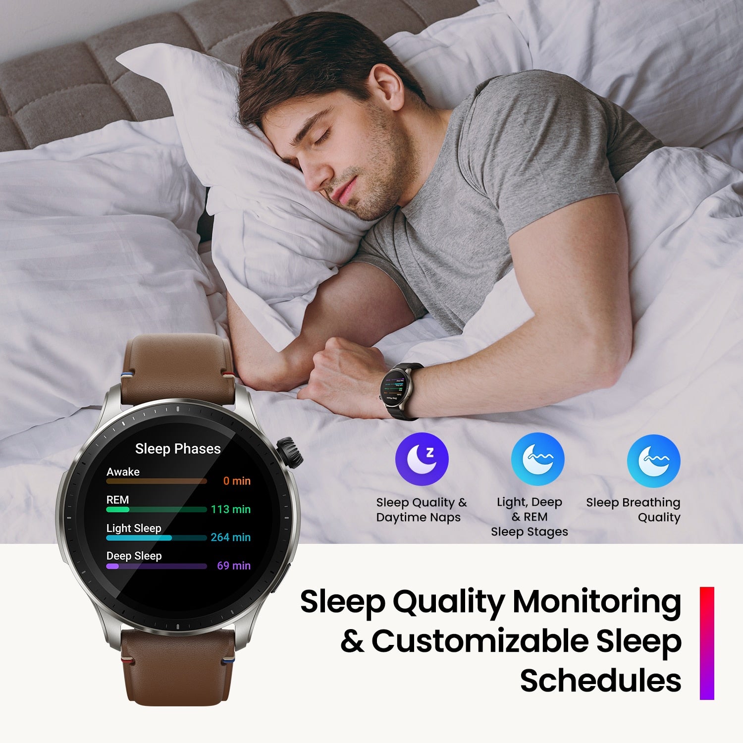 NEW Amazfit GTR 4 Smartwatch Alexa Built 150 Sports Modes Bluetooth Phone Calls Smart Watch 14Days Battery Life smart watch DailyAlertDeals   
