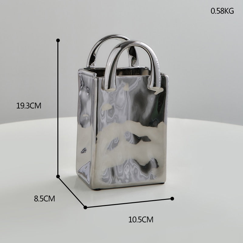 Nordic minimalistic Ceramic Vase White Ceramic Flower Vase Modern Home Decor Great pot pottery Living Room Decoration Ornaments Nordic Ceramic Vase DailyAlertDeals Large Vase 1  