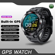 LIGE GPS New Smart Watch Men 480mAh Bracelet Sports Fitness Outdoors Watch IP68 Waterproof Smart Clock Call Reminder Smartwatch smart watch DailyAlertDeals Silicone Black China GPS