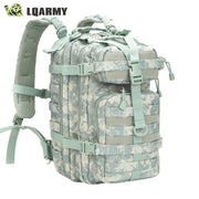 Men Army Military Tactical Backpack 1000D Polyester 30L 3P Softback Outdoor Waterproof Rucksack Hiking Camping Hunting Bags Men Army Military Tactical Backpack DailyAlertDeals ACU United States 