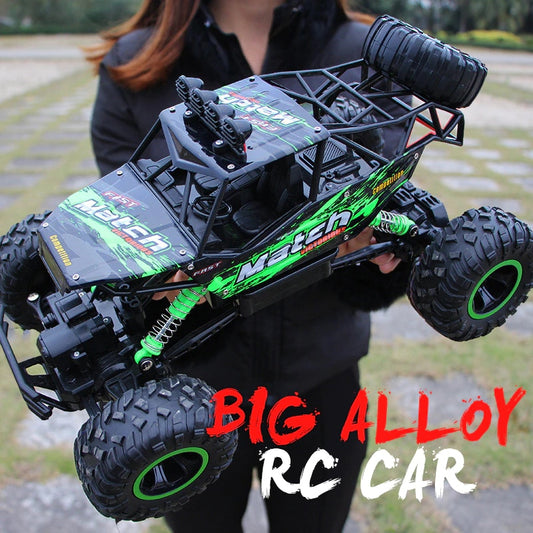 ZWN 1:12 / 1:16 4WD RC Car With Led Lights 2.4G Radio Remote Control Cars Buggy Off-Road Control Trucks Boys Toys for Children RC Car for fun DailyAlertDeals   