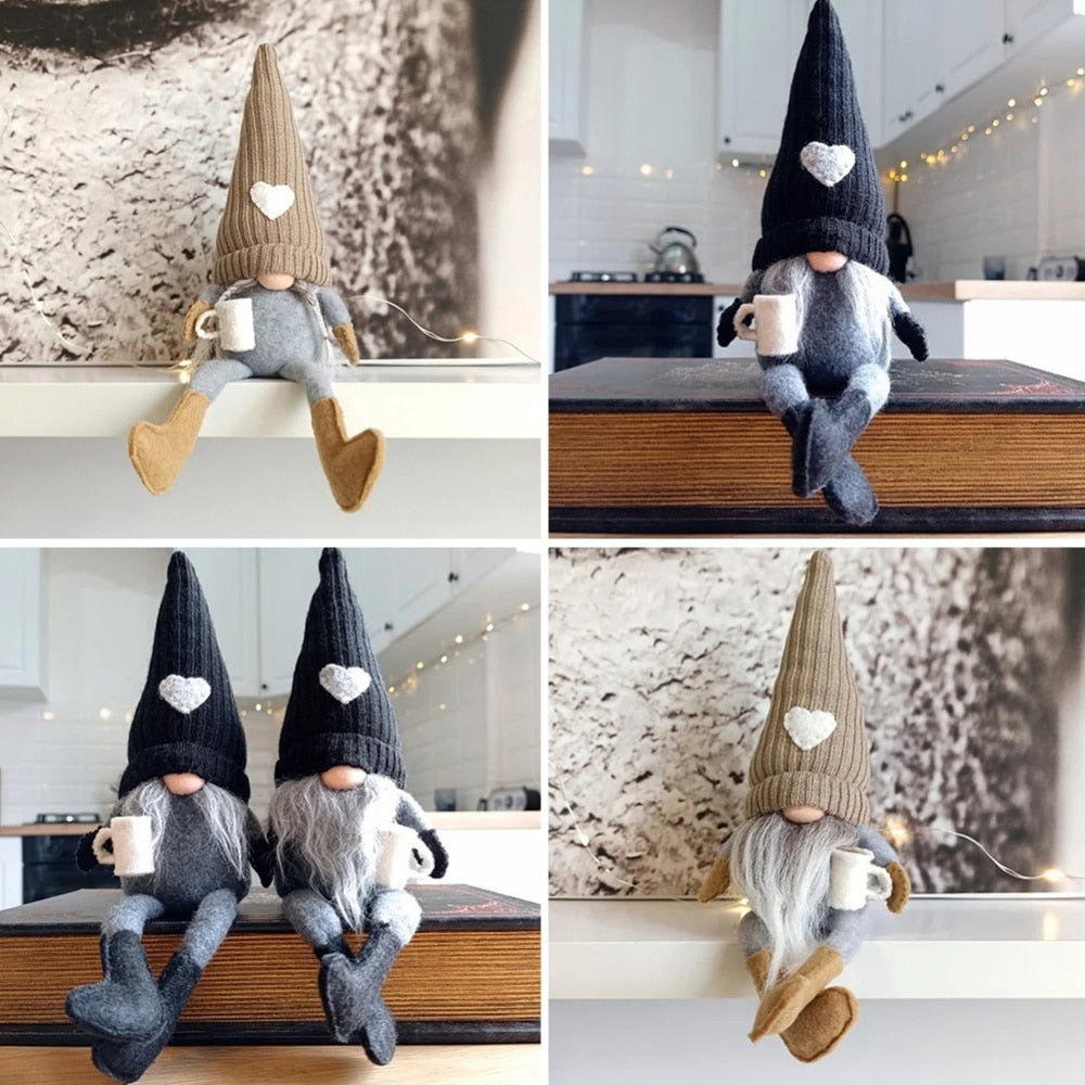 Coffee Gnome Dolls Coffee Gnomes Plush Coffee Bar Decoration for Farmhouse Kitchen Plush Doll Christams Decorations for Home 0 DailyAlertDeals   