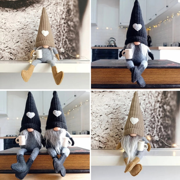 Coffee Gnome Dolls Coffee Gnomes Plush Coffee Bar Decoration for Farmhouse Kitchen Plush Doll Christams Decorations for Home 0 DailyAlertDeals   