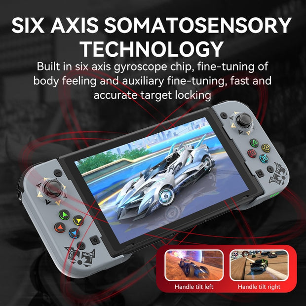 Bluetooth Game Controller 6-axis Gyroscope Cellphone Gamepad Dual Vibration Motor for NS Switch for PS4 for PUBG Mobile Game 0 DailyAlertDeals   