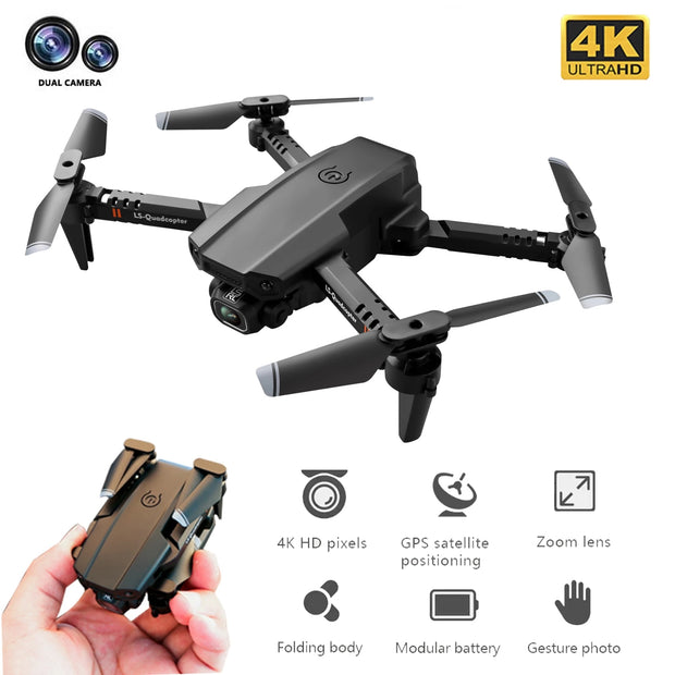XT6 Mini Drone 4K 1080P HD Camera WiFi Fpv Air Pressure Altitude Hold Foldable Quadcopter RC Dron Kid Toy Boys GIfts Mini Drone 4K 1080P HD Camera DailyAlertDeals   