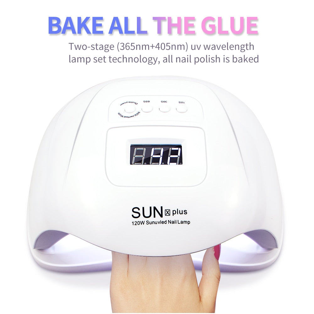 LED Nail Lamp for Gel Nail UV Lamp for Manicure Drying Gel Nail Polish With LCD Nail Dryer 3 Timing Nail Art Lamp Manicure Care Tool DailyAlertDeals   