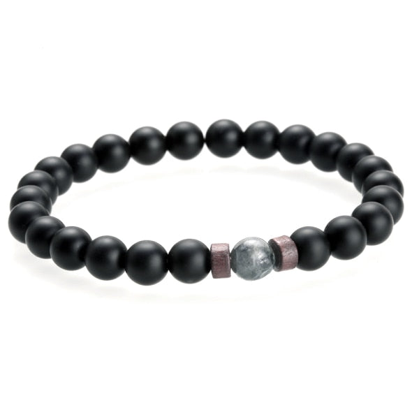 Men Bracelet Natural Moonstone Bead Tibetan Buddha Bracelet chakra Lava Stone Diffuser Bracelets Men Jewelry gift 0 DailyAlertDeals I  