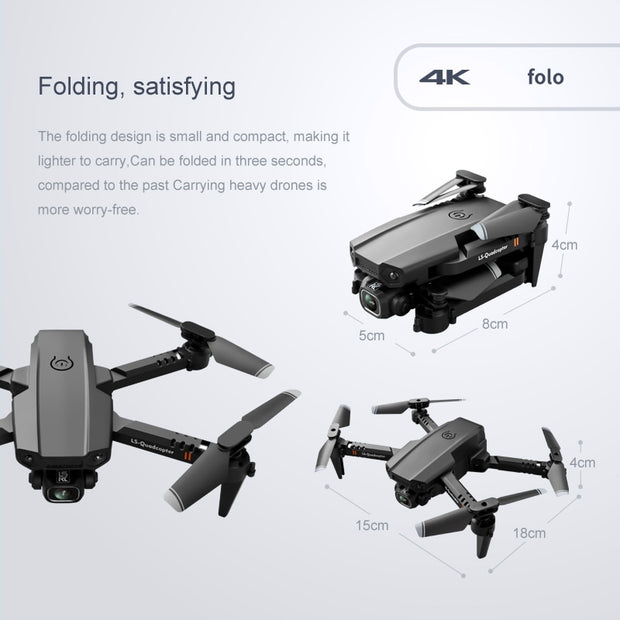 XT6 Mini Drone 4K 1080P HD Camera WiFi Fpv Air Pressure Altitude Hold Foldable Quadcopter RC Dron Kid Toy Boys GIfts Mini Drone 4K 1080P HD Camera DailyAlertDeals   