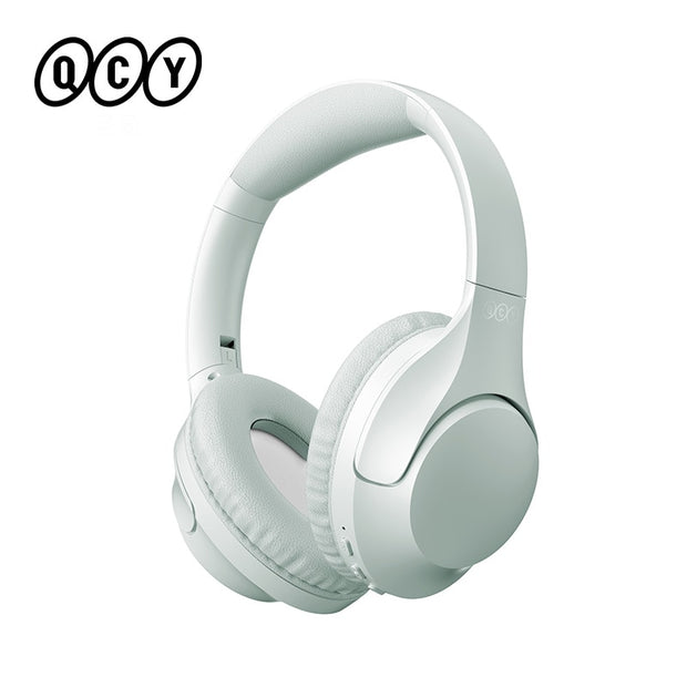 H2 Wireless Headphone Bluetooth 5.3 Earphone BASS HIFI Stereo Headset 78ms Low Latency for Music Gaming 60-Hour Playtime headphones DailyAlertDeals H2 GREEN USA 