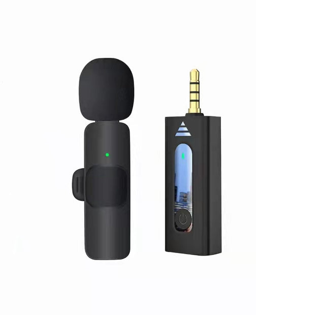 Wireless Lavalier Microphones & Systems Portable Audio Video Recording Mini Mic For iPhone Android Facebook Youtube Live Broadcast Gaming wiresless mircophone DailyAlertDeals micro  