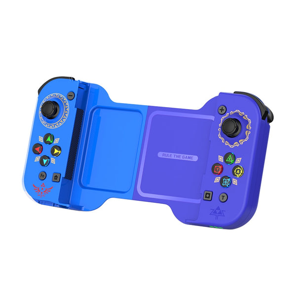 Bluetooth Game Controller 6-axis Gyroscope Cellphone Gamepad Dual Vibration Motor for NS Switch for PS4 for PUBG Mobile Game 0 DailyAlertDeals Blue China 
