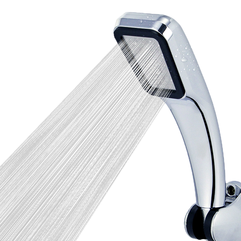 ZhangJi 300 Holes High Pressure Rainfall Shower Head Water Saving 3 Color Chrome Black White Sprayer Nozzle Bathroom Accessories High Pressure Rainfall Shower DailyAlertDeals chrome version  