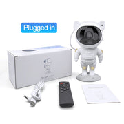 Galaxy Star Projector Starry Sky Night Light Astronaut Lamp Home Room Decor Decoration Bedroom Decorative Luminaires Gift 0 DailyAlertDeals Plugged in  